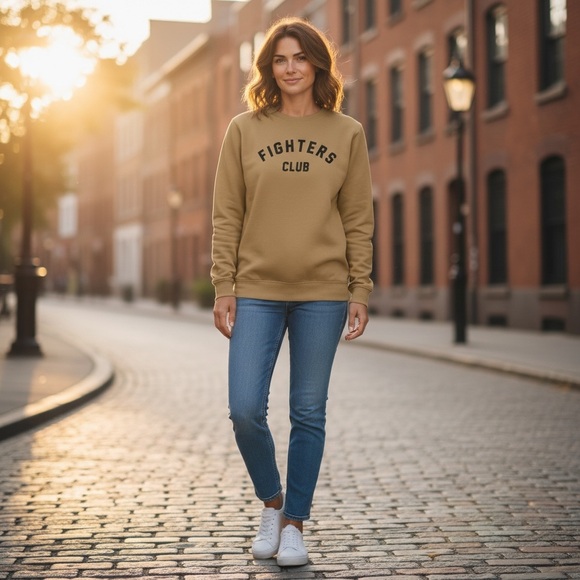 KILL CREW/FIGHTER'S CLUB CREW NECK SWEATSHIRT/Unisex/SIZE: M - Picture 12 of 12